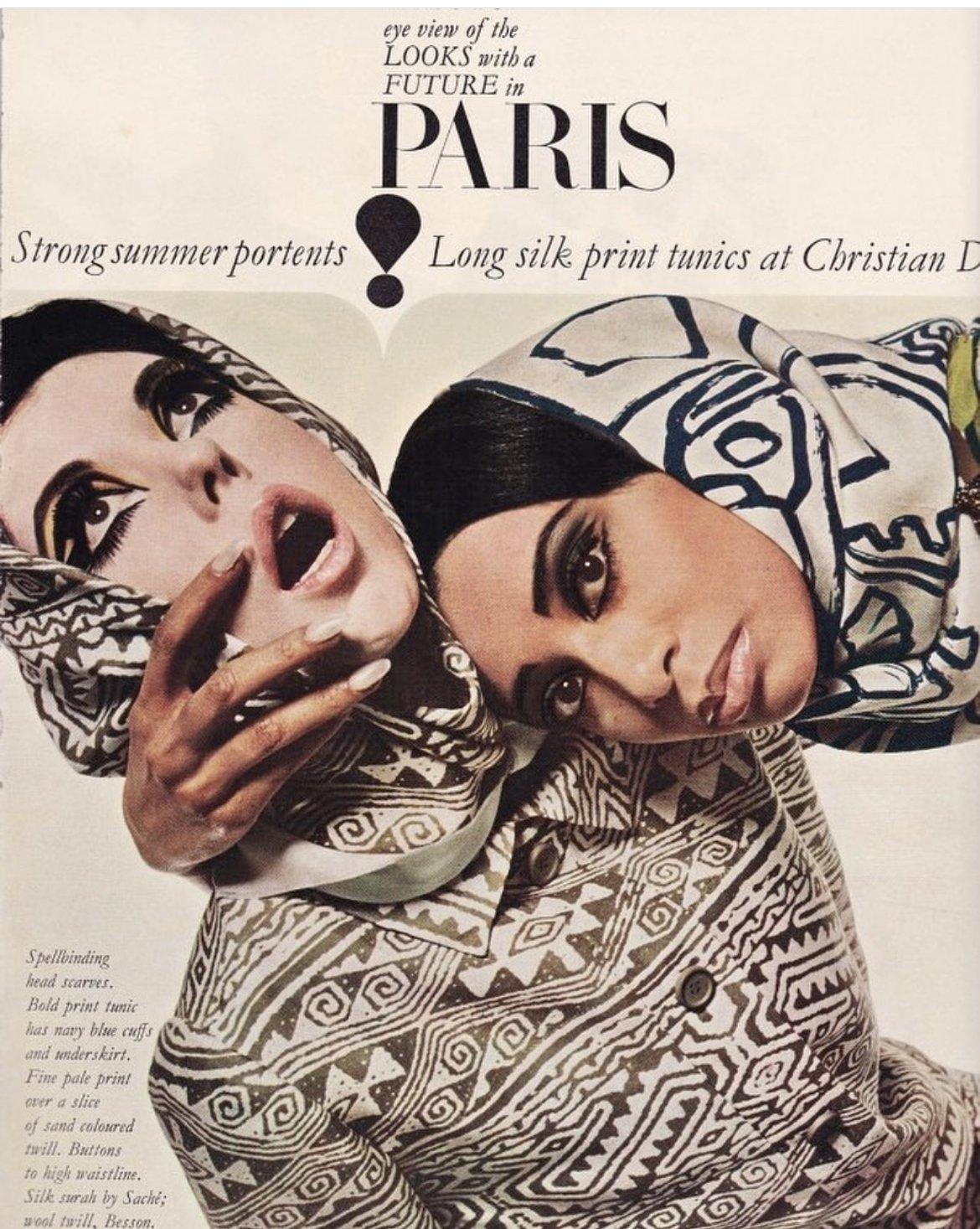 Vogue Donyale Luna dior 1966